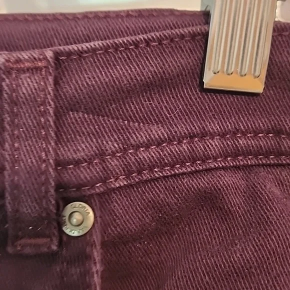 Gloria Vanderbilt Amanda Women's Purple Jeans - Picture 8 of 9